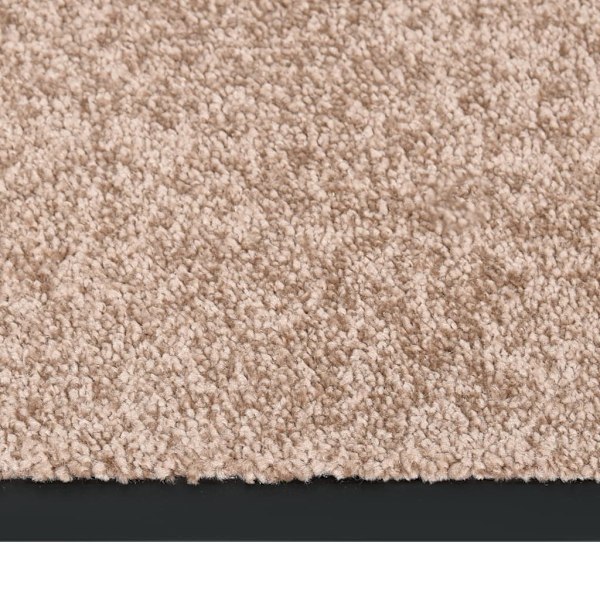 vidaXL Dörrmatta beige 60x80 cm Beige