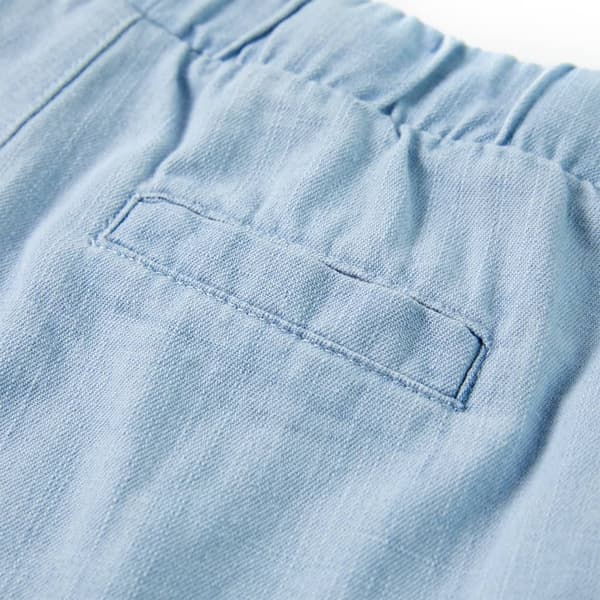 vidaXL Barnshorts mjuk denimblå 128 Blå