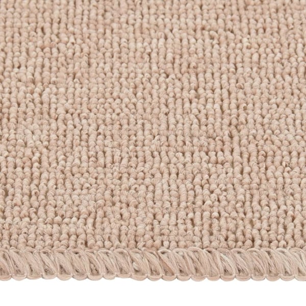 vidaXL Trappstegsmattor 15 st 75x20 cm beige rektangulär Beige