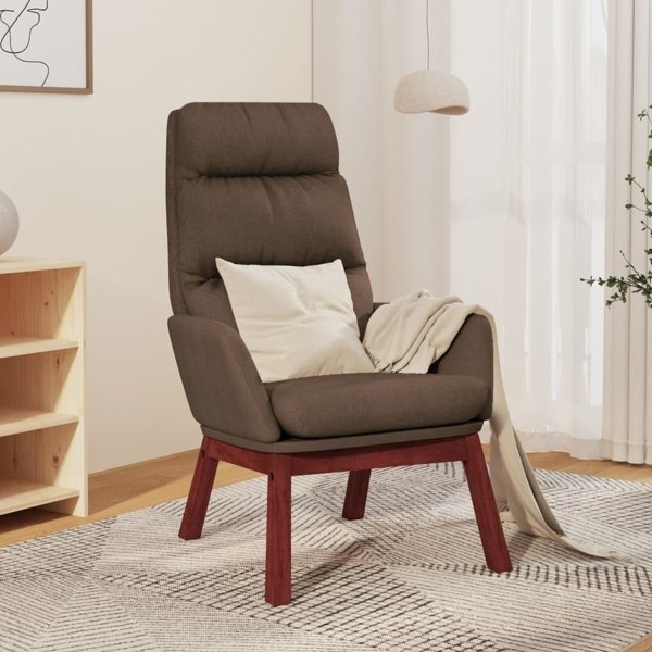 vidaXL Vilstol taupe tyg Taupe