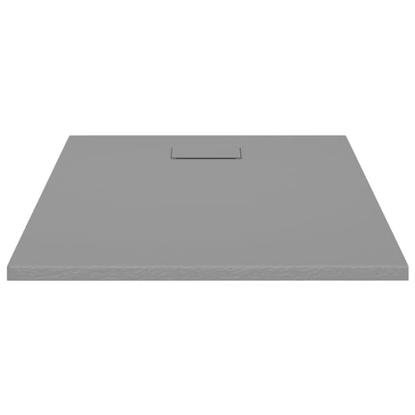 vidaXL Duschkar SMC grå 100x80 cm grå