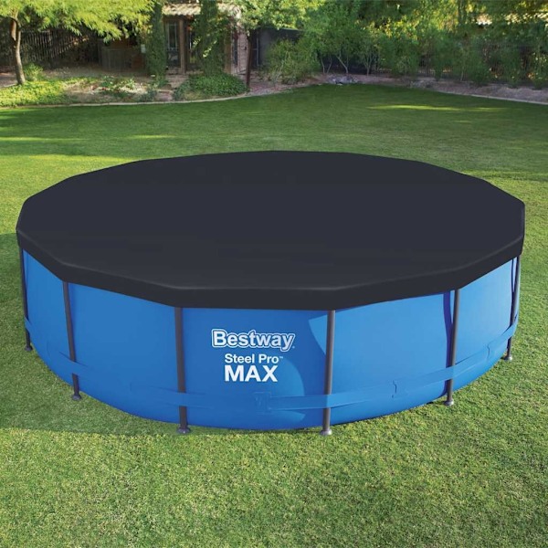 Bestway Poolöverdrag Flowclear 457 cm Antracit