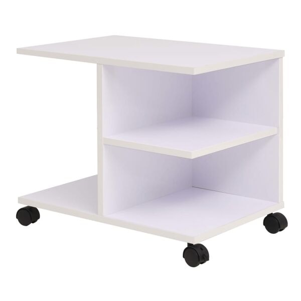 vidaXL Rullhylla 50x35x42 cm vit Vit