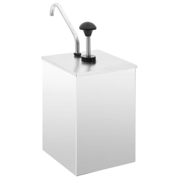 vidaXL Dressingbehållare rostfritt stål 3,5 L Silver