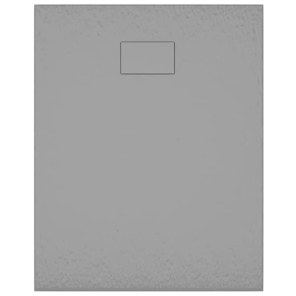vidaXL Duschkar SMC grå 100x80 cm grå