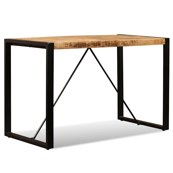 vidaXL Matbord massivt grovt mangoträ 120 cm Brun
