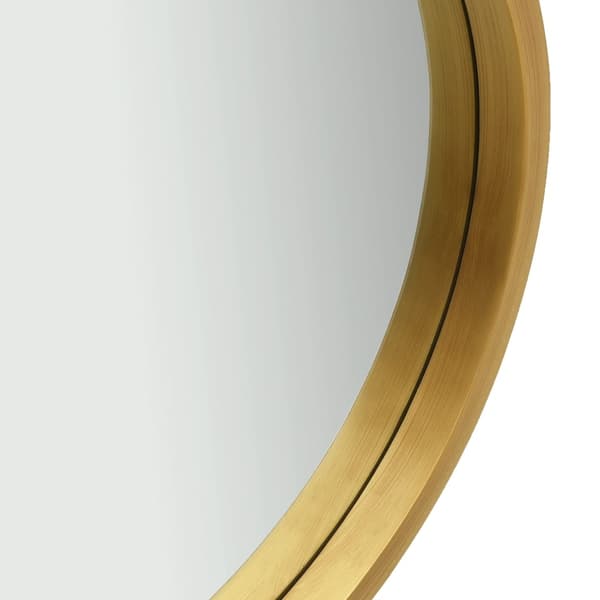 vidaXL Väggspegel med rem 60 cm guld Guld