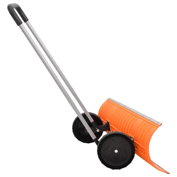 vidaXL Snöskyffel med utdragbart handtag orange 96 cm stålblad Orange