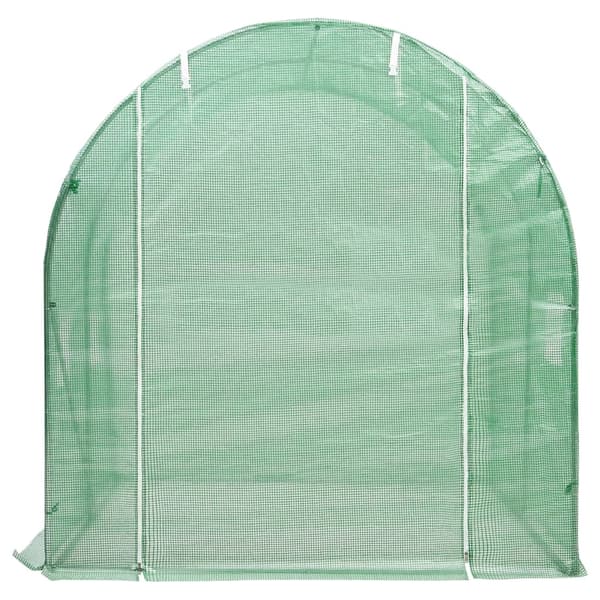 vidaXL Växthus 4 m² 2x2x2 m Grön
