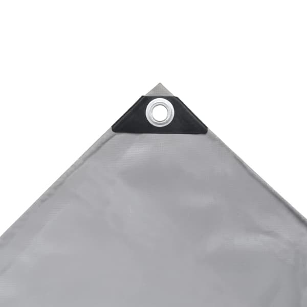 vidaXL Presenningar Grå 3 x 4 m Canvas med PVC-beläggning grå