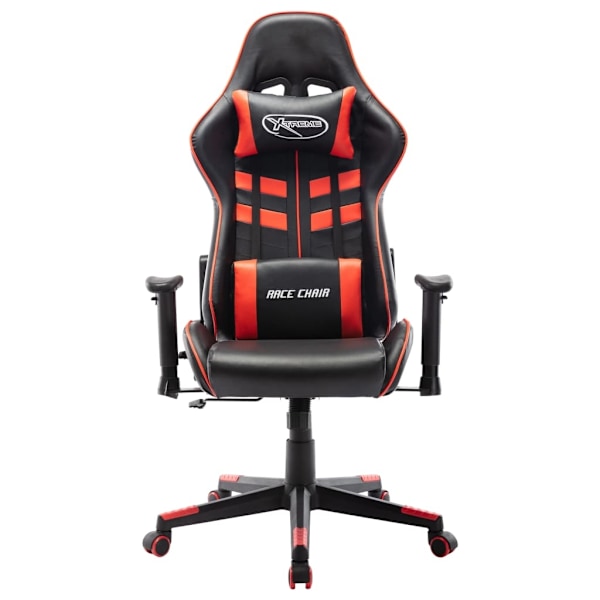 vidaXL Gamingstol svart och röd konstläder multifärg