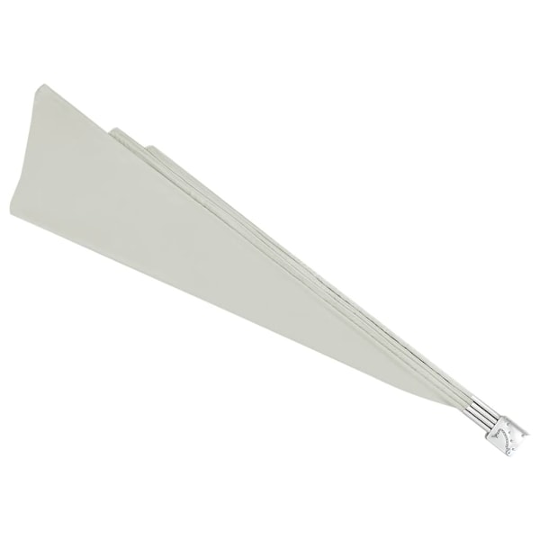 vidaXL Vindskydd för altan hopfällbar 140 x cm Krämfärg Creme