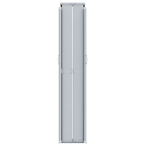 vidaXL Infällbar sidomarkis 200x600 cm gräddvit Creme