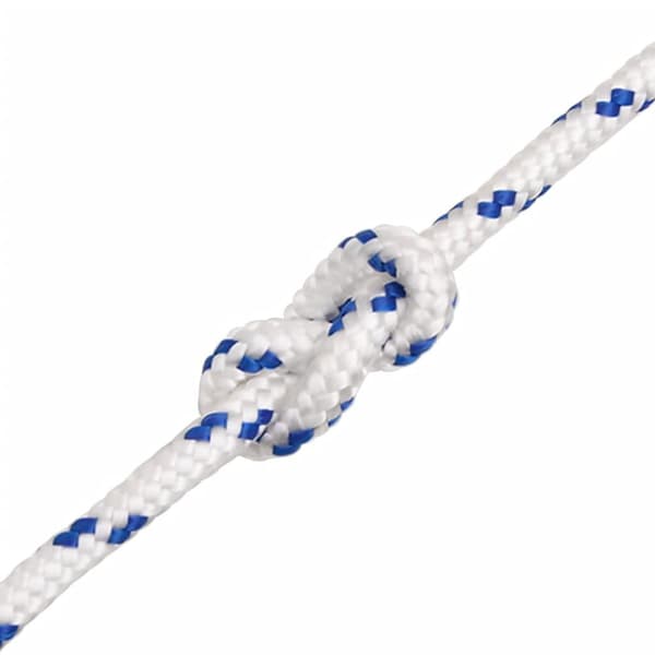 vidaXL Båtlina vit 10 mm 25 m polypropylen