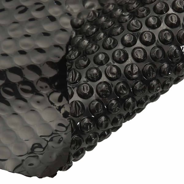 vidaXL Poolskydd svart 488 cm PE Svart