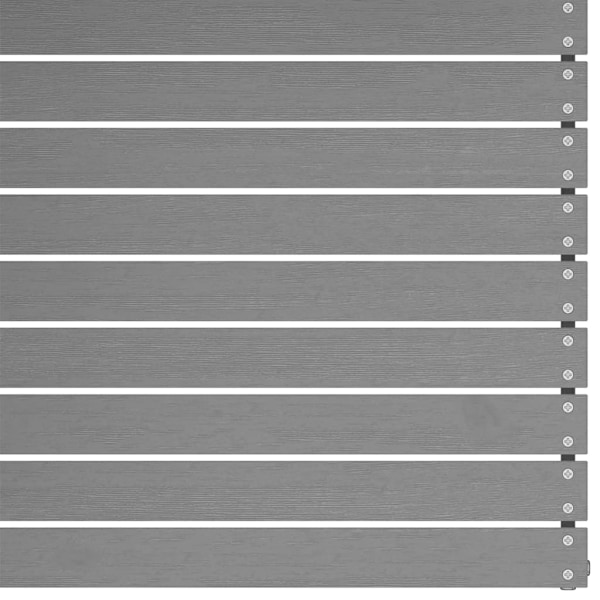 vidaXL Trädgårdssoffa 2-sits med dynor Grå massiv furu grå