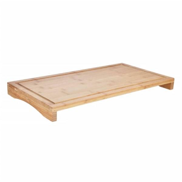 HI 2-i-1 skärbräda 54x28x4,5 cm bambu Brun