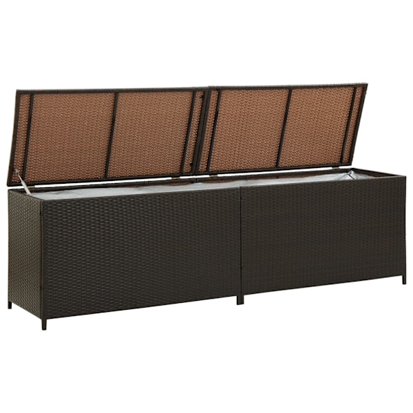 vidaXL Dynbox konstrotting 200x50x60 cm brun Brun