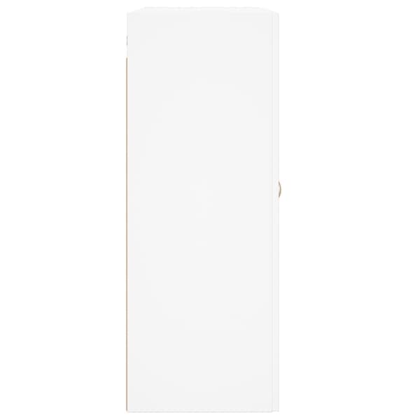 vidaXL Väggskåp vit 69,5x34x90 cm konstruerat trä Vit