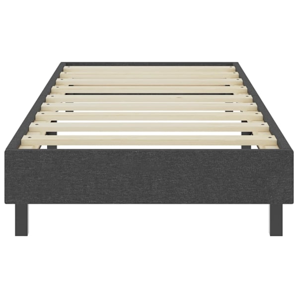 vidaXL Ramsäng grå tyg 100x200 cm grå