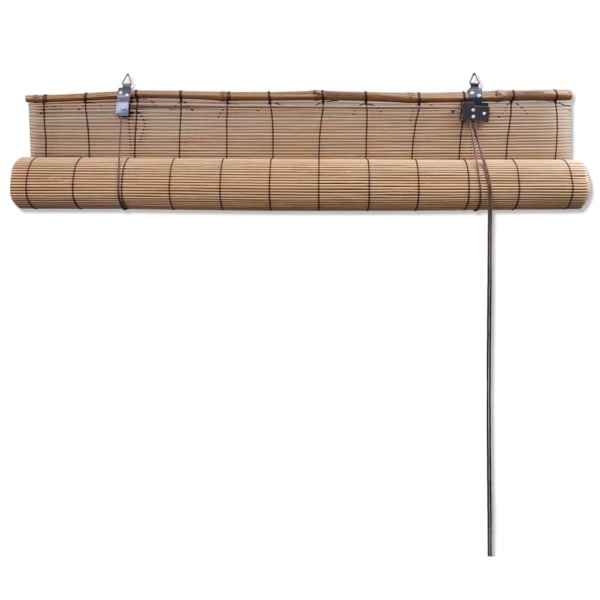vidaXL Rullgardin bambu 150x160 cm brun Brun