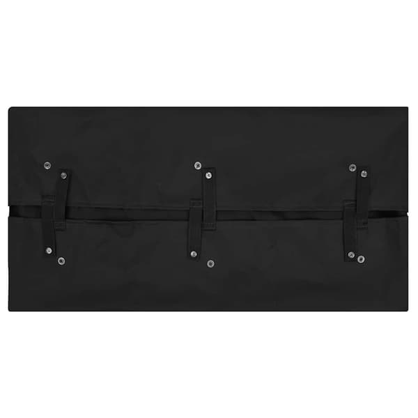 vidaXL Innerfoder till trädgårdsvagn svart 81x41x40 cm tyg Svart