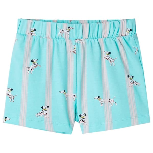 vidaXL Barnpyjamas med korta ärmar för barn ecru 104 Vit