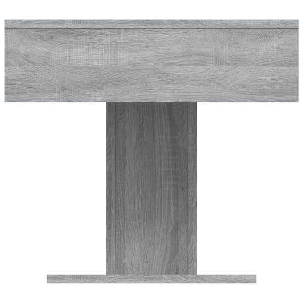 vidaXL Soffbord grå sonoma-ek 96x50x45 cm konstruerat trä Grå