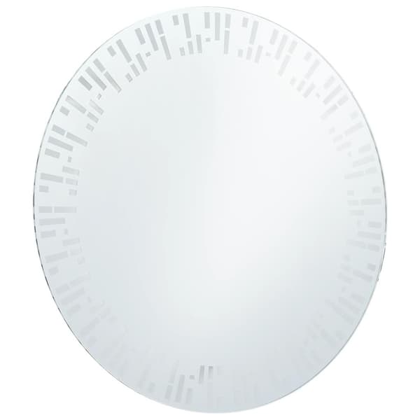 vidaXL Badrumsspegel LED 60 cm Silver