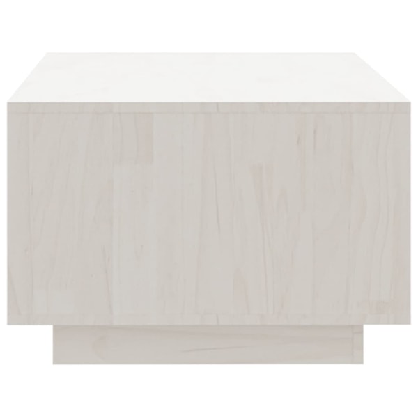 vidaXL Soffbord vit 110x50x33,5 cm massiv furu Vit