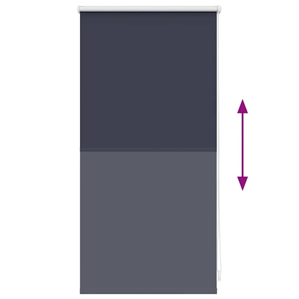 vidaXL Rullgardin mörkläggande 40x100 cm grå grå