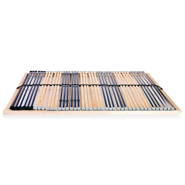 vidaXL Ribbotten utan madrass med 42 ribbor 7 zoner 120x200 cm multifärg
