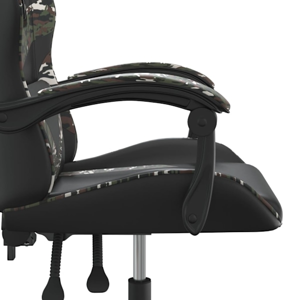 vidaXL Gamingstol svart och kamouflage konstläder Flerfärgsdesign