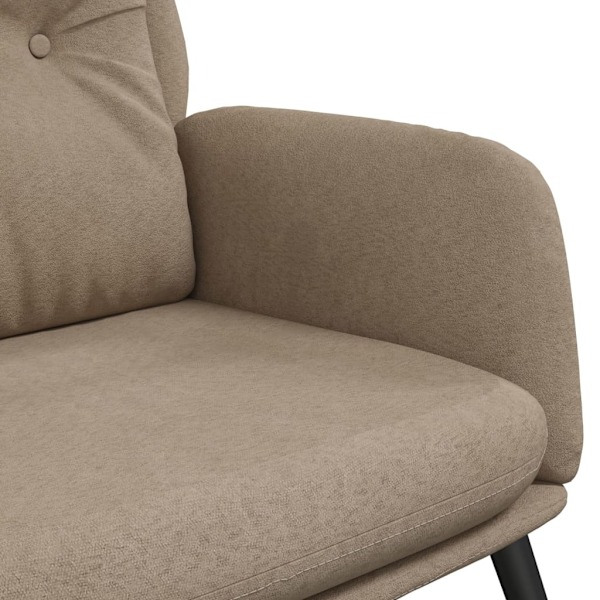 vidaXL Vilstol taupe konstmocka Taupe