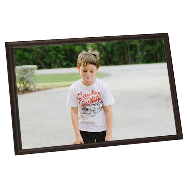 vidaXL Fotoramar 3 st för bord svart 21x29,7cm MDF Svart