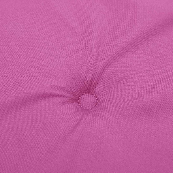 vidaXL Stolsdynor 6 st rosa 40x40x4 cm tyg Rosa