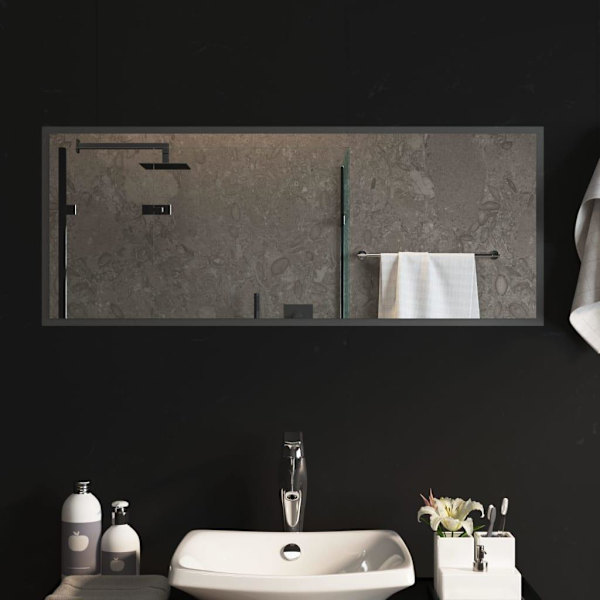 vidaXL Badrumsspegel LED 100x40 cm Transparent