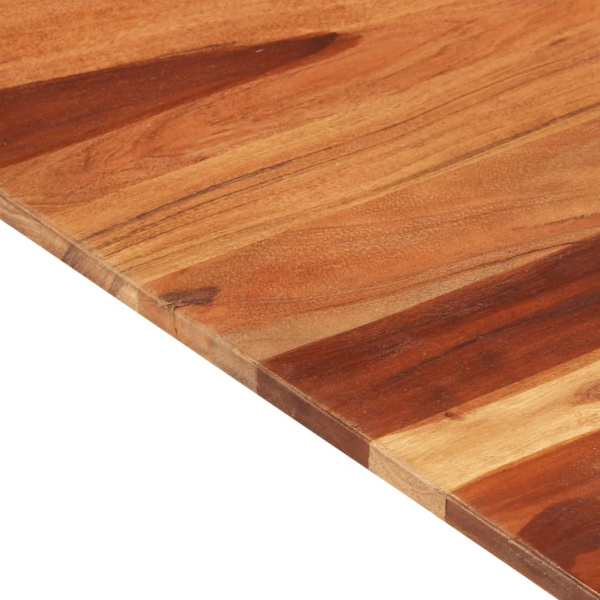 vidaXL Bordsskiva massivt akaciaträ 15-16 mm 60x60 cm Brun