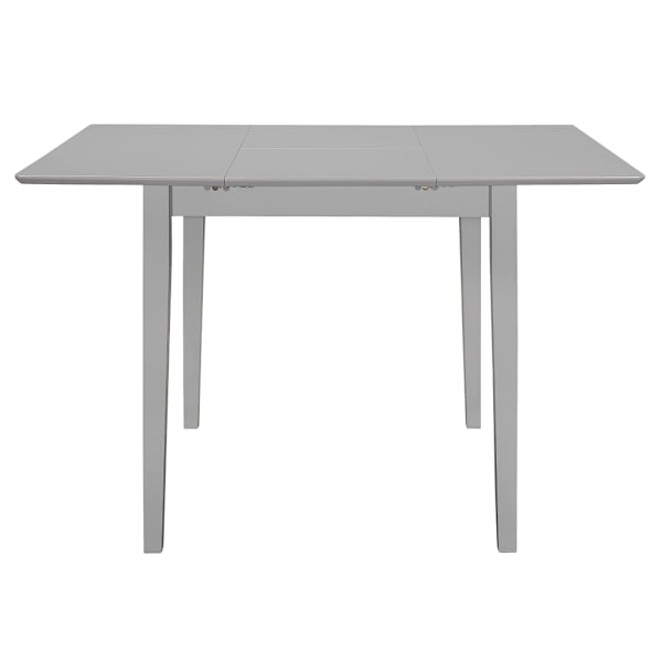 vidaXL Utdragbart matbord (80-120)x80x74 cm grå MDF grå