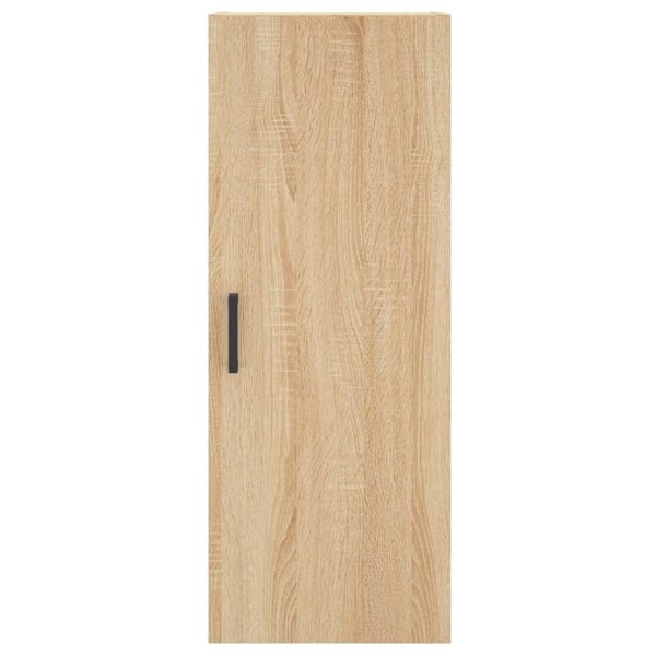 vidaXL Högskåp sonoma-ek34,5x34x180 cm konstruerat trä Brun