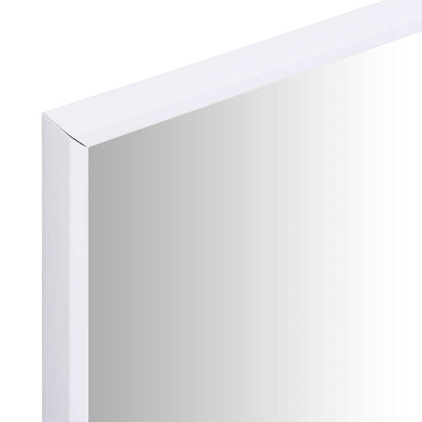 vidaXL Väggspegel 80x60 cm vit Vit