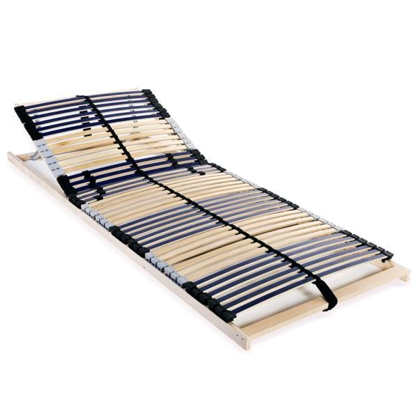 vidaXL Ribbotten med 42 ribbor 7 zoner 80x200 cm multifärg
