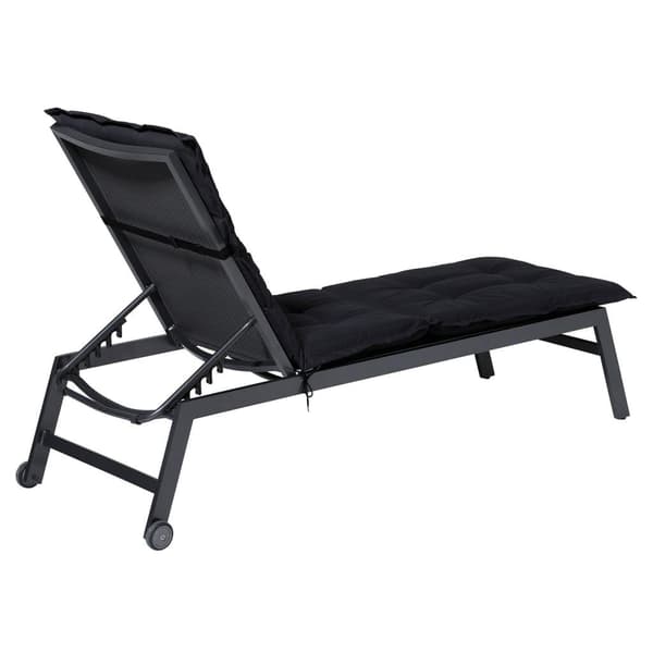 Madison Solstolsdyna Basic 200x60 cm svart Svart