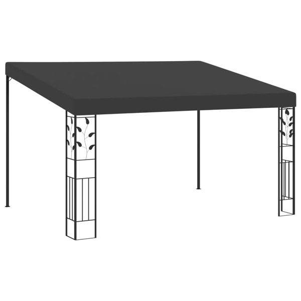 vidaXL Väggmonterad paviljong 4x3x2,5 m antracit Antracit