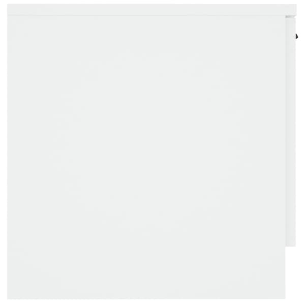 vidaXL Sängbord 2 st vit 40x39x40 cm Vit