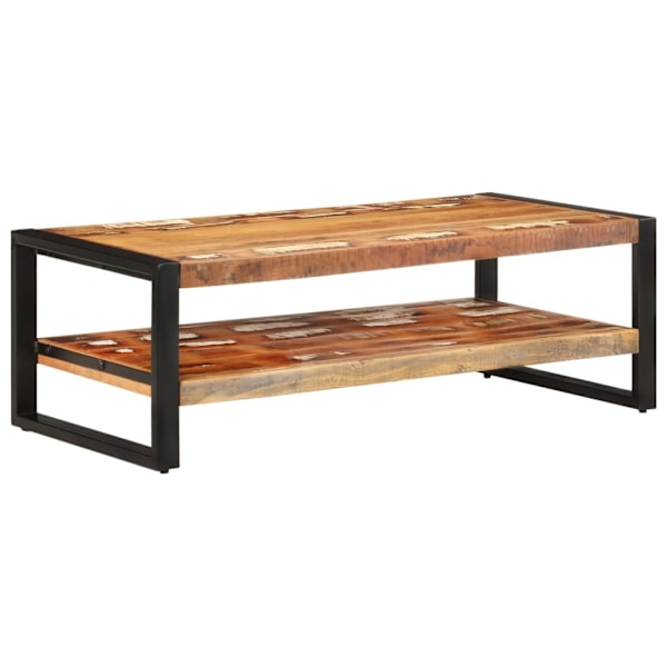 vidaXL Soffbord 120x60x40 cm massivt återvunnet trä Brun