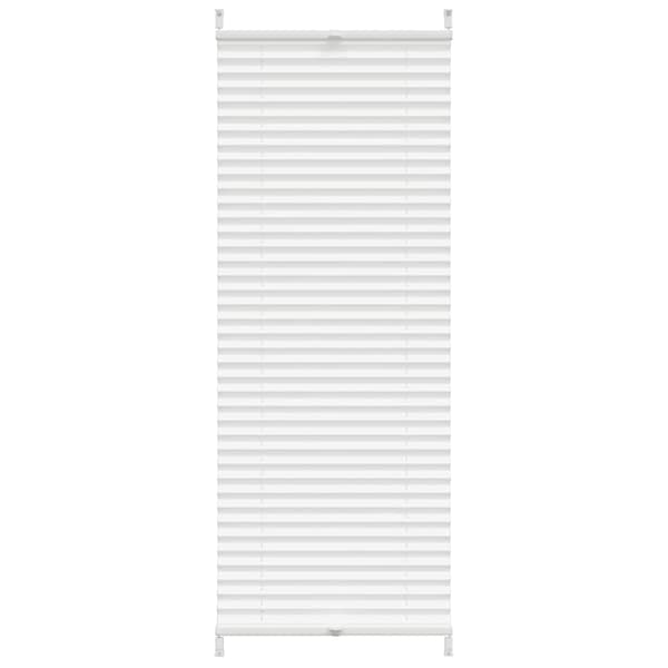 vidaXL Plisségardin 40x125 cm vit Vit