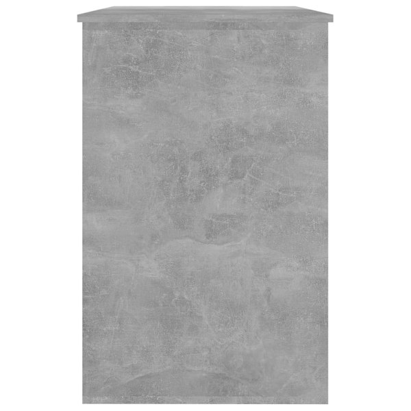 vidaXL Skrivbord betonggrå 100x50x76 cm konstruerat trä grå