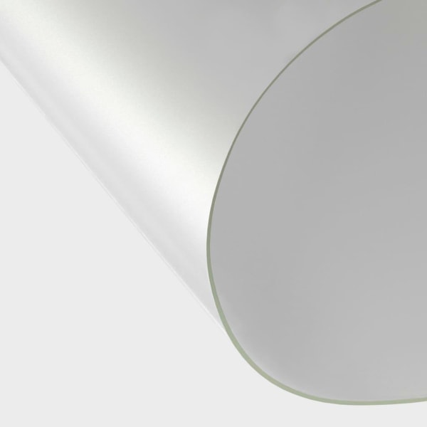 vidaXL Bordsskydd matt 80x80 cm 2 mm PVC Transparent