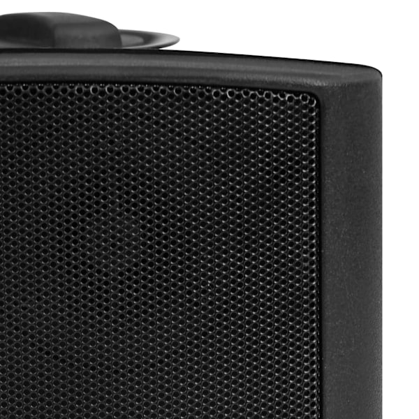 vidaXL Väggmonterade stereohögtalare 2 st svart inomhus/utomhus 120W Svart
